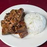 Spareribs sauce brune et riz