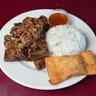 Spareribs sauce brune avec riz vapeur